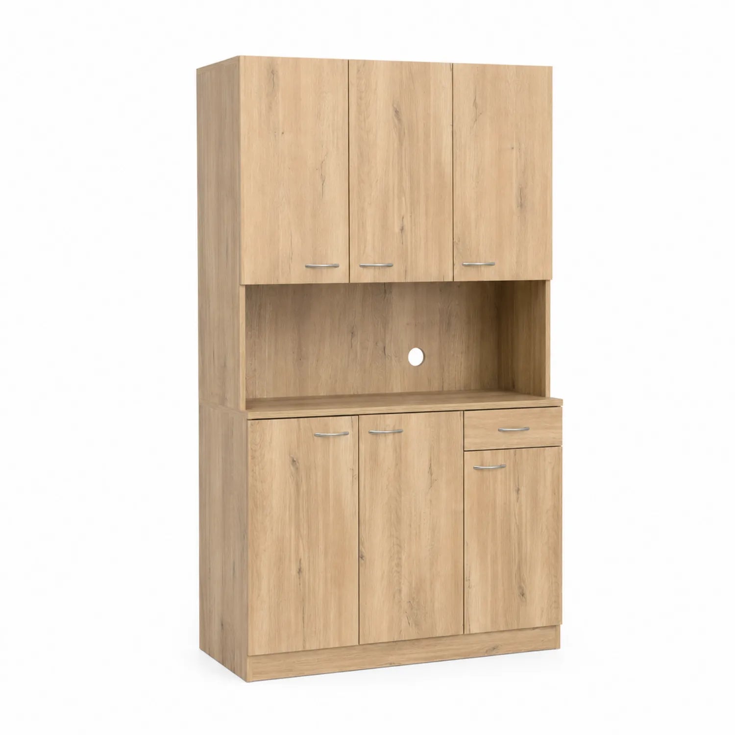 Buffet de cuisine en MDF avec 6 portes et 1 tiroir